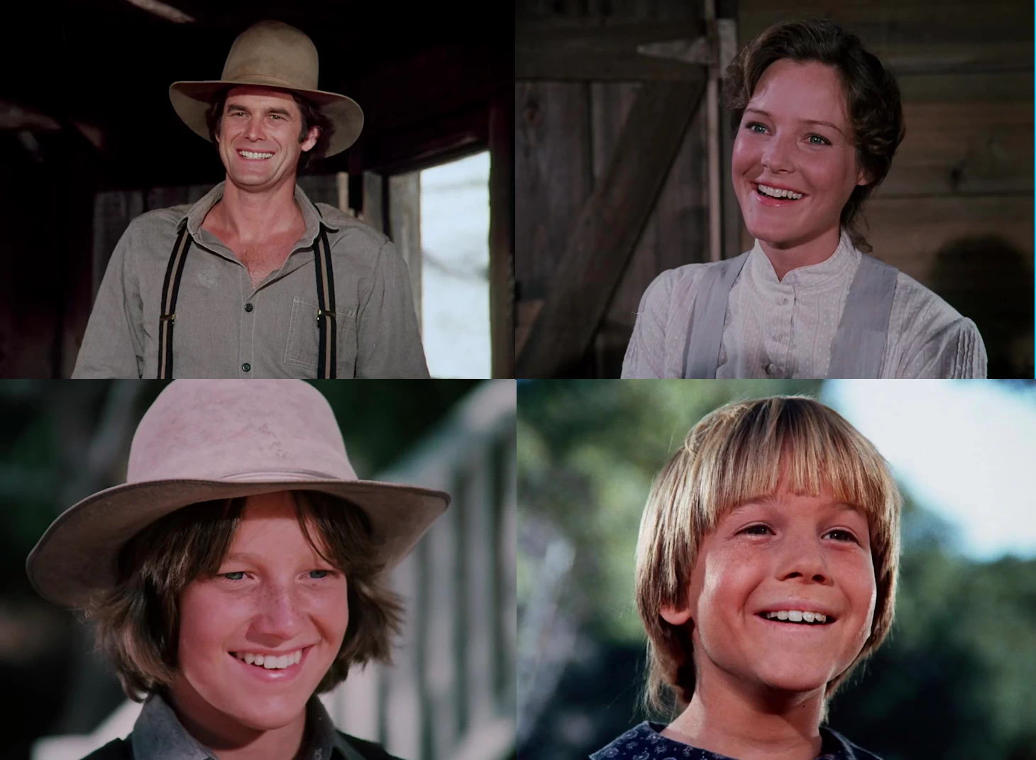 The Carter family on Little House on the Prairie