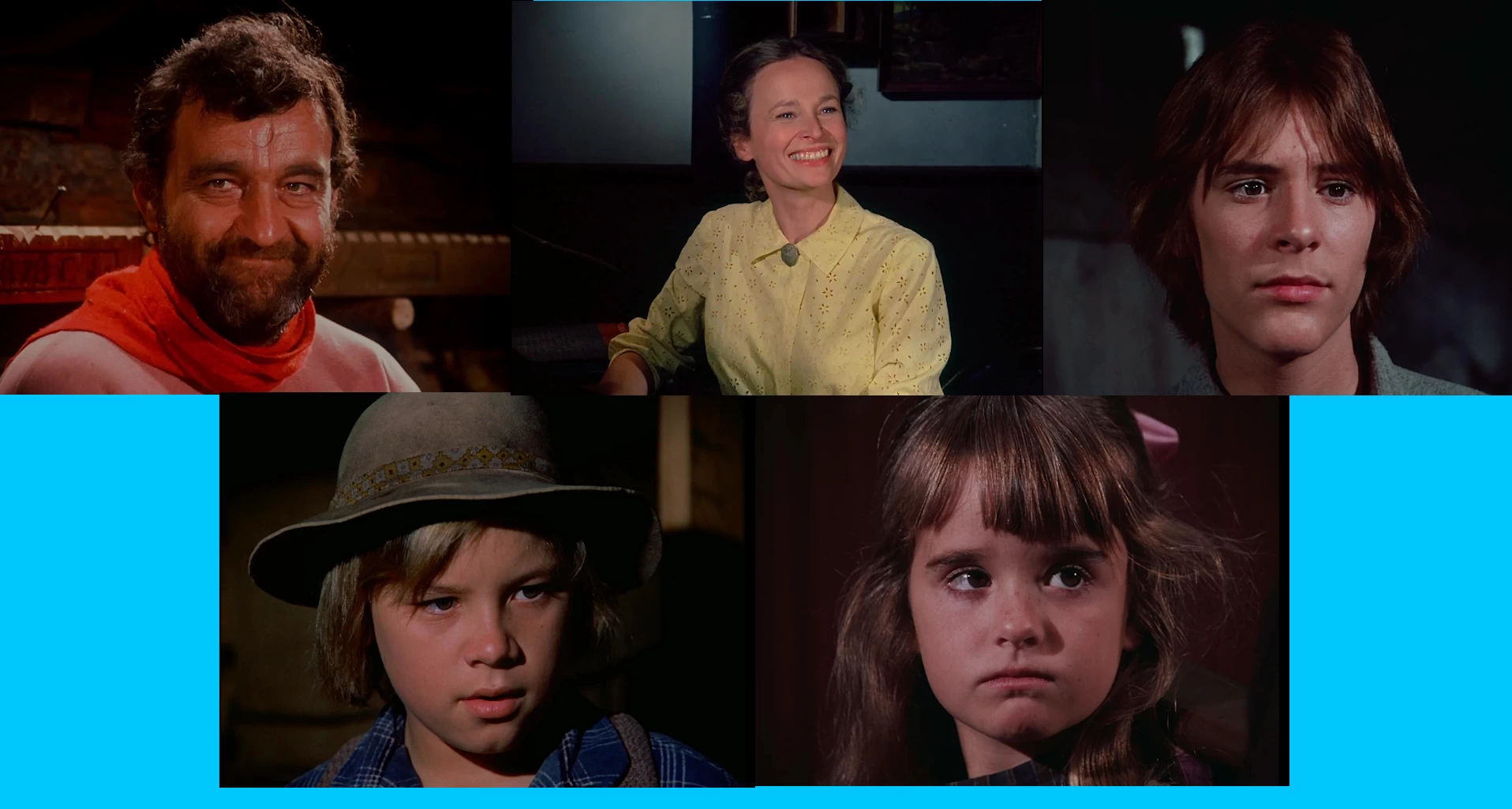 The Edwards family from Little House on the Prairie